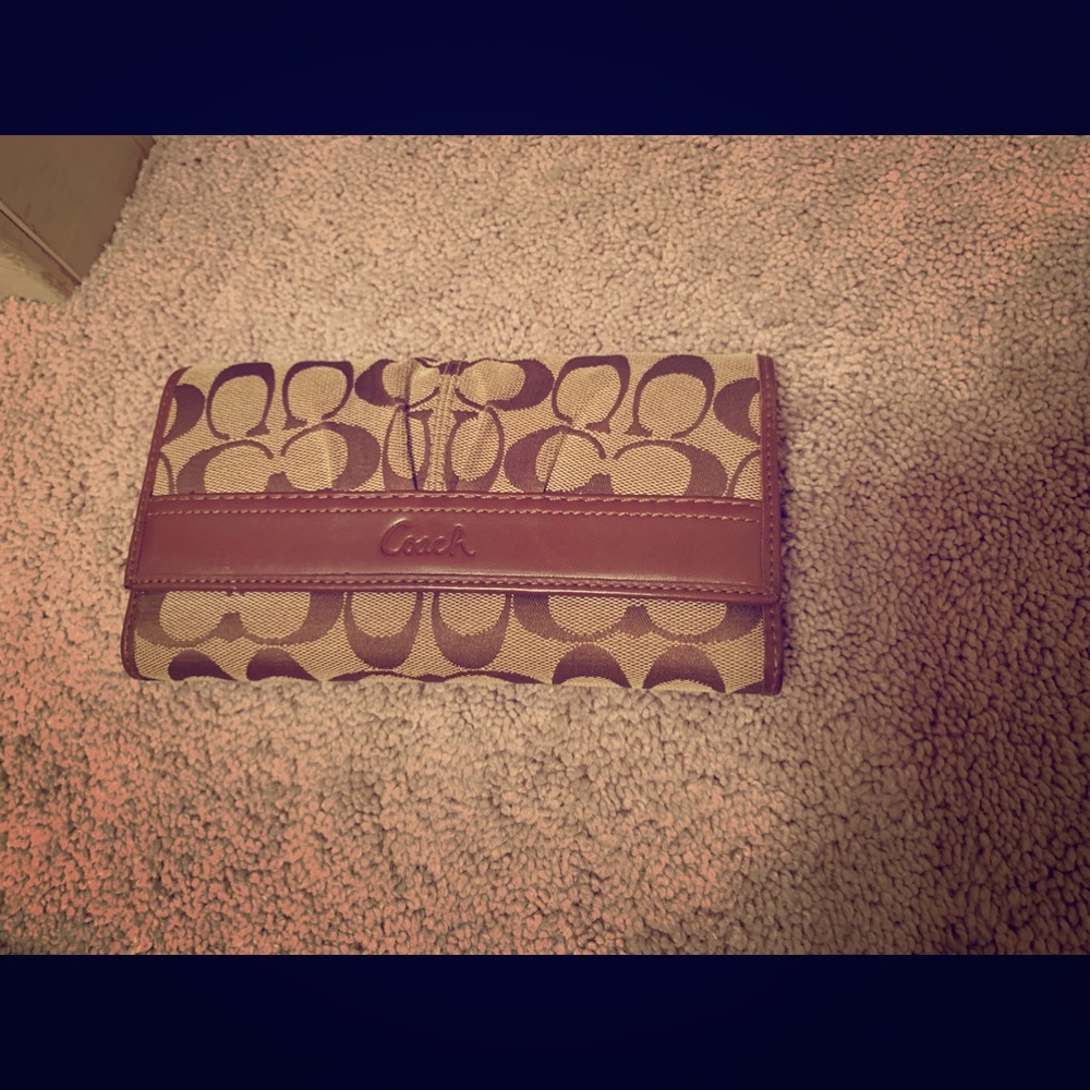 Genuine leather Coach wallet